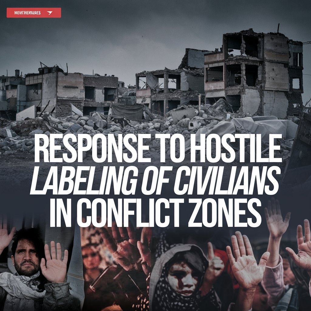 Response to Hostile Labeling of Civilians in Conflict Zones
